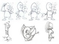 sketch a matita per studio characters - Dgsign