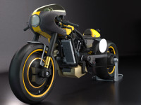concept 3D speed motorcycle - DGsign
