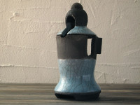 Geisha raku lantern - DGsign pottery