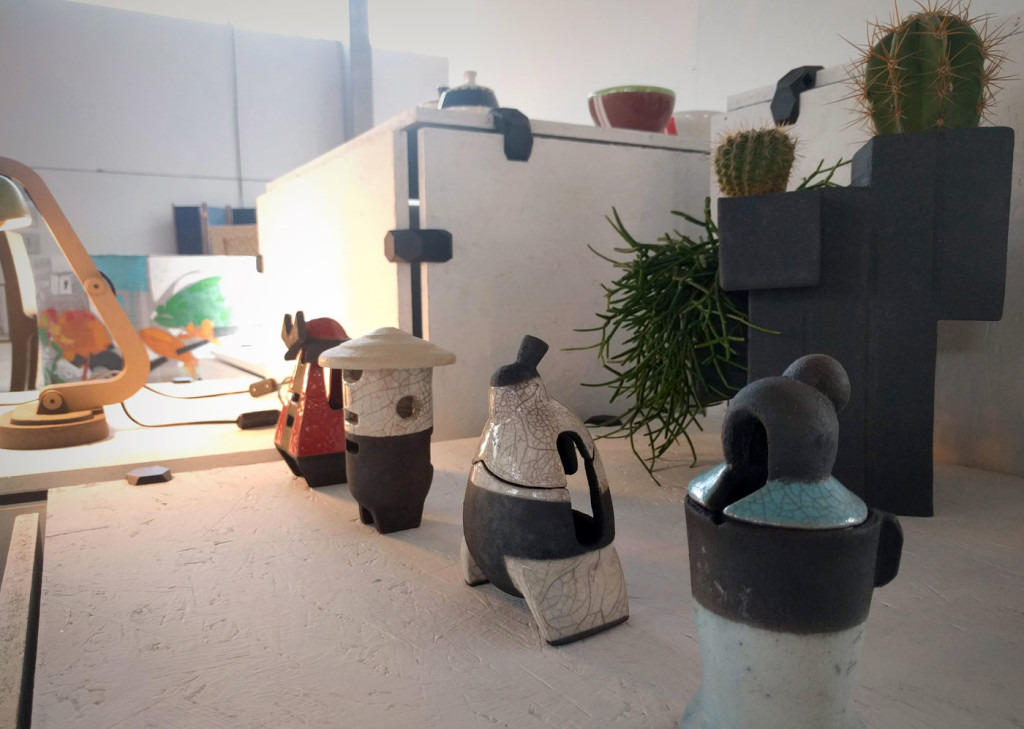 DIN Design at Fuorisalone - raku characters