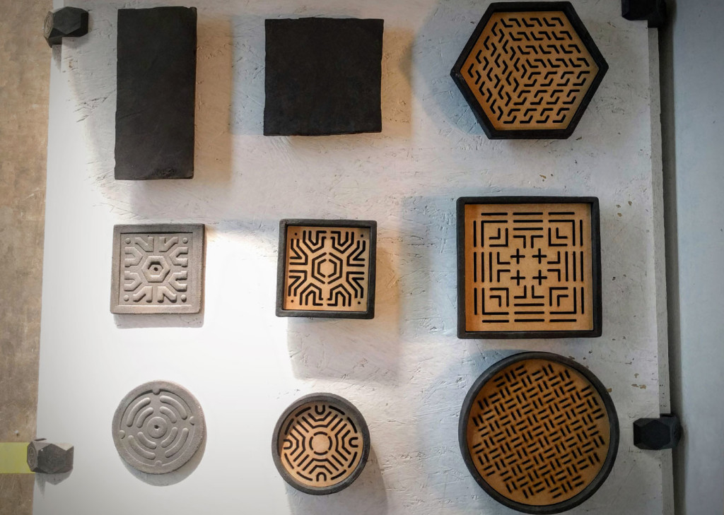 DIN Design at Fuorisalone - raku trays